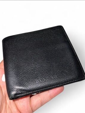 BVLGARI Black men’s leather wallet
